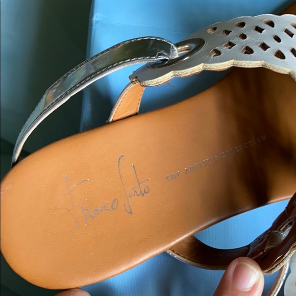 FRANCO SARTO Sandals used once very comfy Size 6.5 - Picture 5 of 8